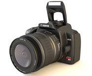 Canon Digital XTI Rebel model.