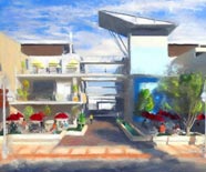 Oil rendering and painting.