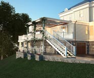 Residential house illustration addition.