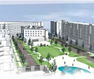 Buildings and Sketchup models.