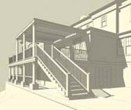 Hoffman Residence Sketchup model.