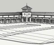 Mall rendering.