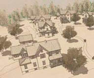 Sketchup model of a site.